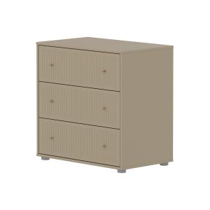Flexa - Saga Commode cannelée, H 74,2 cm, chêne naturel / o…