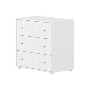 Flexa - Saga Commode cannelée, H 74,2 cm, chêne naturel / b…