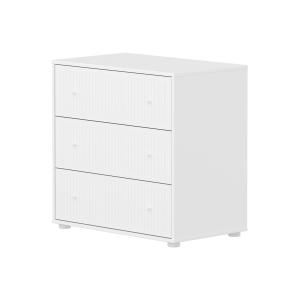 Flexa - Saga Commode cannelée, H 74,2 cm, blanc