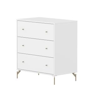 Flexa - Saga Commode avec pieds, H 83,9 cm, blanc / oat