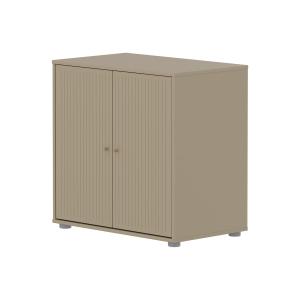 Flexa - Saga Armoire cannelée, H 74,2 cm, chêne naturel / o…