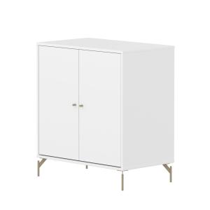 Flexa - Saga Armoire avec pieds, H 83,9 cm, blanc / oat