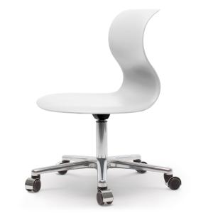 Flötotto - Pro 6 chaise pivotante, blanc neige, cadre alumi…