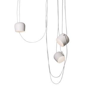 Flos - AIM Small LED -Lampe suspendue avec baldaquin, blanc…