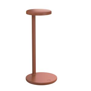 Flos - Oblique Lampe de table à LED, H 35 cm, rouge rouille