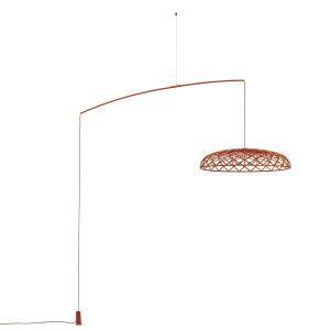 Flos - Skynest Motion LED Lampe suspendue, rouge brique