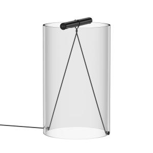 Flos - To-Tie LED Lampe de table T2, Ø 20 cm, noir anodisé