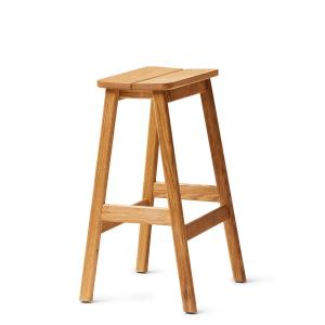 Form & Refine - Angle Tabouret de bar H 65 cm, chêne huilé