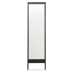 Form & Refine - A Line Miroir, H 195,5 cm, chêne teinté noi…