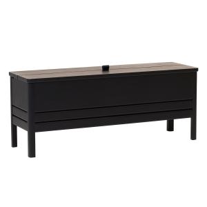 Form & Refine - A Line Banc coffre 111,5 cm, chêne noir