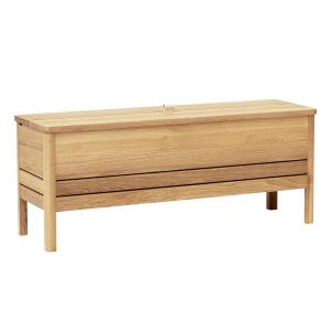 Form & Refine - A Line Banc coffre 111,5 cm, chêne blanc pi…