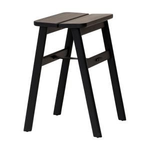 Form & Refine - Tabouret d' angle, chêne noir