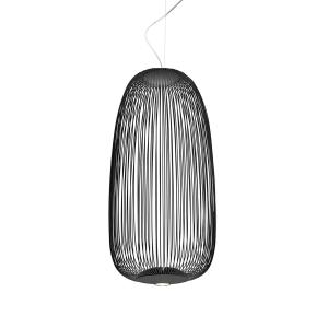 Foscarini - Luminaire suspendu Spokes LED 1, graphite (dimm…