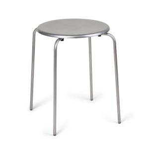 Frama - Petit Rond tabouret, acier inoxydable brossé