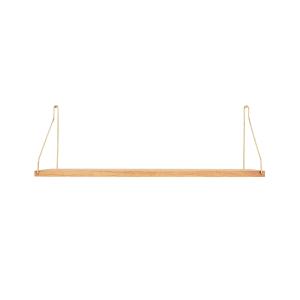 Frama - Shelf Étagère 60 x 20 cm, chêne / laiton