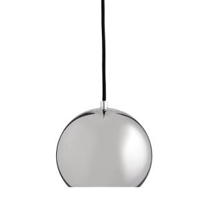 Frandsen - Ball Lampe suspendue Ø 18 cm, chrome / blanc