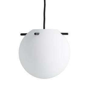 Frandsen - Koi Lampe suspendue, Ø 19 cm, blanc opale / noir