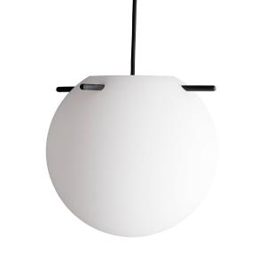 Frandsen - Koi Lampe suspendue, Ø 25 cm, blanc opale / noir