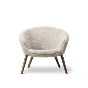 Fredericia - Ditzel Fauteuil de salon, noyer / peau de mout…