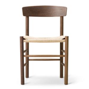 Fredericia - J39 Mogensen Chaise, noyer laqué / cordelette…