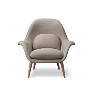 Fredericia - Swoon Fauteuil, laqué noyer / Sunniva (717)