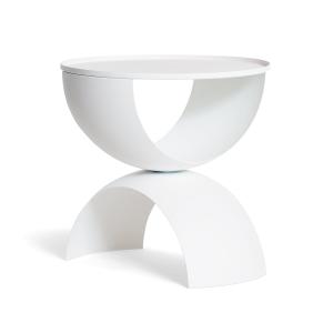 Frederik Roijé - Bow Bow Table d'appoint, Ø 40 x 40 cm, bla…