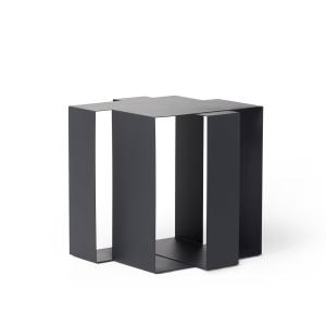 Frederik roijé - Table d'appoint Shifted Square, gris foncé…