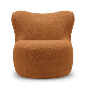 freistil - 173 Fauteuil (Teddy Edition), marron orangé (653…