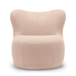 freistil - 173 Fauteuil (Teddy Edition), blanc perle rosé (…