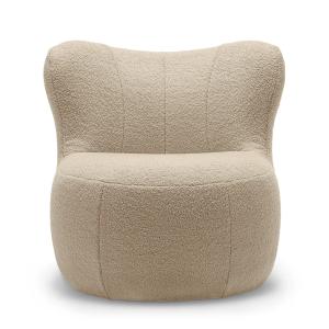 freistil - 173 Fauteuil (Teddy Edition), gris pierre (6532)