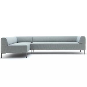 freistil - 185 Canapé angle gauche, base angulaire gris / c…