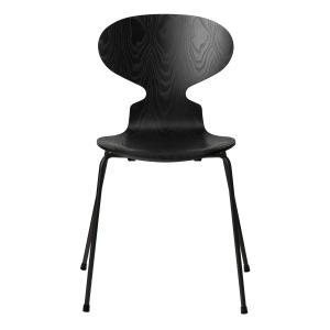 Fritz Hansen - Die Ameise Chaise, frêne teinté noir / piéte…
