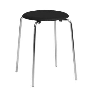 Fritz Hansen - Dot Tabouret, placage frêne noir / piètement…