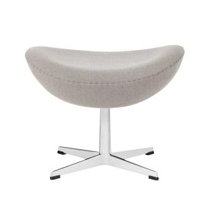 Fritz Hansen - Egg Repose-pieds, aluminium brossé mat / Cap…