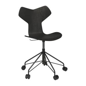 Fritz Hansen - Grand Prix Chaise de bureau, noir / frêne te…