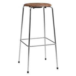 Fritz Hansen - Tabouret de bar High Dot H 76 cm, placage no…