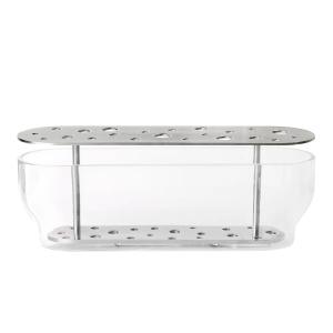 Fritz Hansen - LAVE-VAISSELLE Ikebana Vase Long, acier inox…