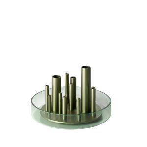 Fritz Hansen - Ikeru Vase Low, vert forêt
