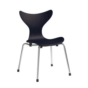 Fritz Hansen - Lily Chaise pour enfant, chrome / midnight b…