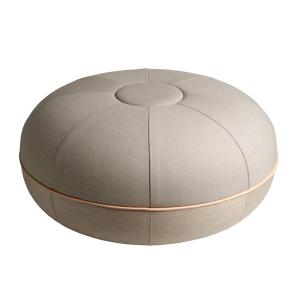 Fritz Hansen - Pouf by Cecilie Manz Ø 60 cm, beige (tissu s…