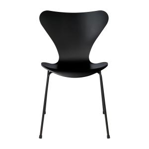 Fritz Hansen - Série 7 chaise, noir / frêne laqué noir