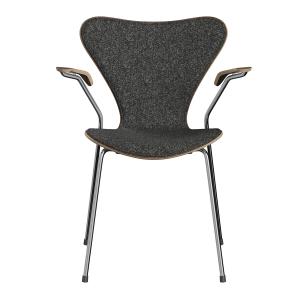 Fritz Hansen - Série 7 fauteuil rembourrage frontal, chrome…