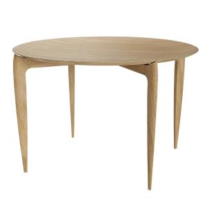Fritz Hansen - Plateau Table d'appoint, Ø 60 x H 39 cm, chê…