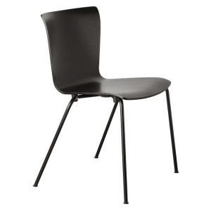 Fritz hansen - Chaise vico duo, noir / frêne noir
