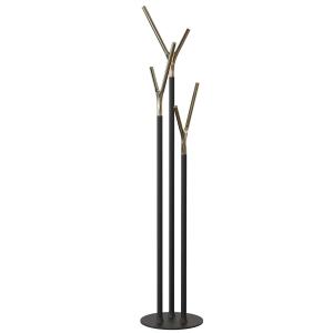 Frost - Wishbone Portemanteau, noir mat / or poli