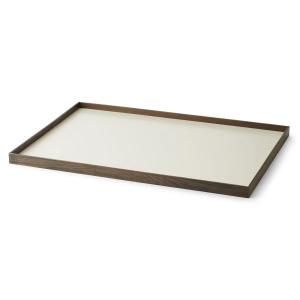 Gejst - Frame Plateau, large, chêne fumé / beige