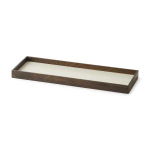 Gejst - Frame Plateau, small, chêne fumé / beige