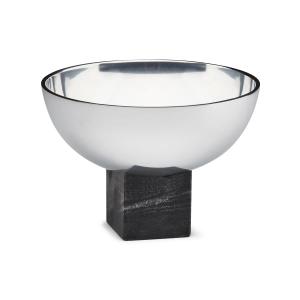 Gejst - Sapoto Coupe, Ø 14 x 10 cm, marbre noir / chrome