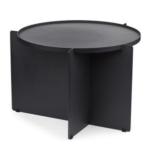 Gejst - Svip Table d'appoint, Ø 60 x 42 cm, noir / gris