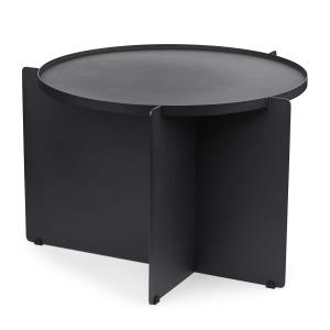 Gejst - Svip Table d'appoint, Ø 60 x 42 cm, noir / gris